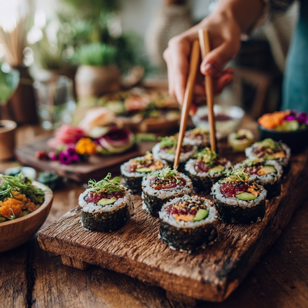 Global Japanese Sushi Rolls