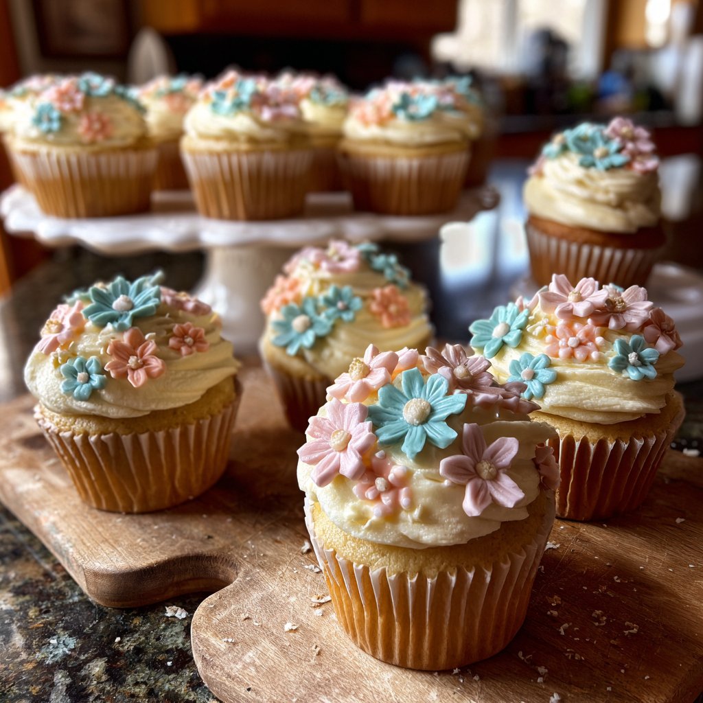 Charming Floral Cupcake Frosting Tips