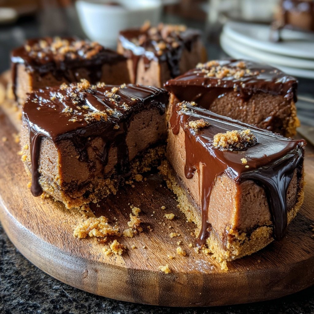 Rich Chocolate Cheesecake Bites