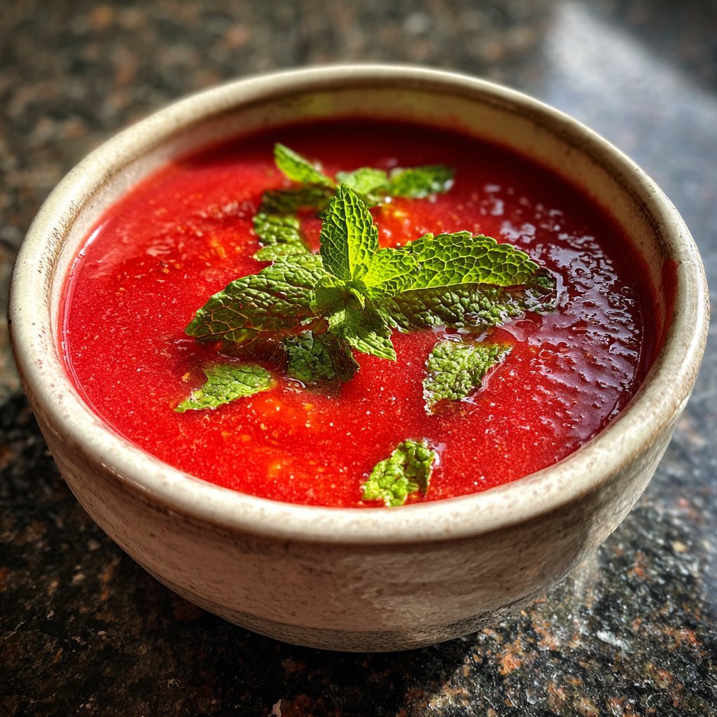 Chilled Strawberry Soup