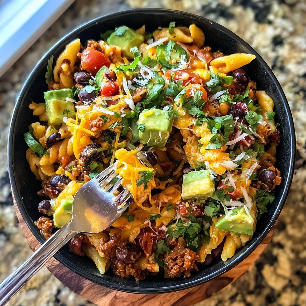 Hearty Taco Pasta Salad