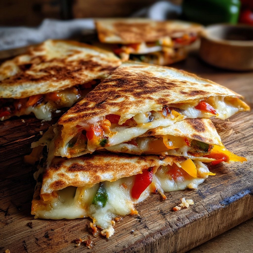 Grilled Vegetable Quesadillas