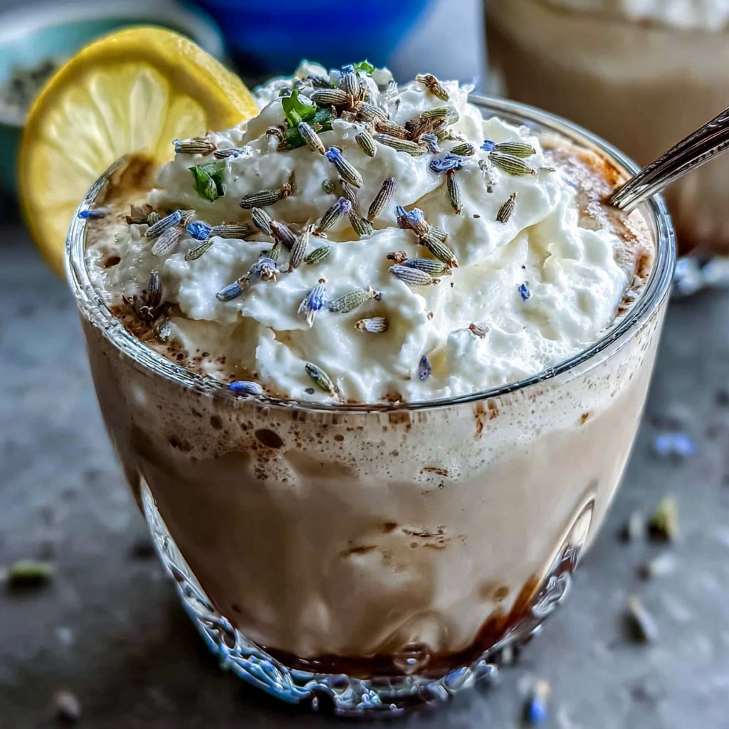 Vanilla-Lavender Dream Frappe