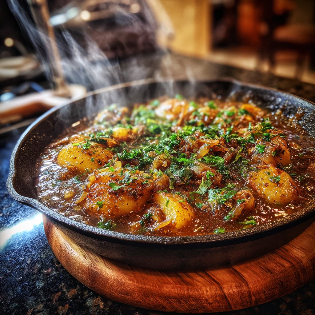 Herb Butter Onion Boil
