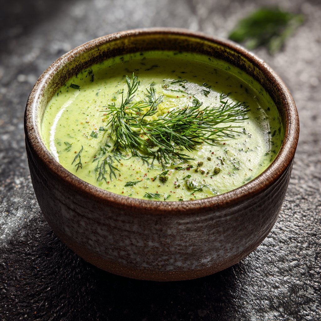 Chilled Cucumber and Dill Soup